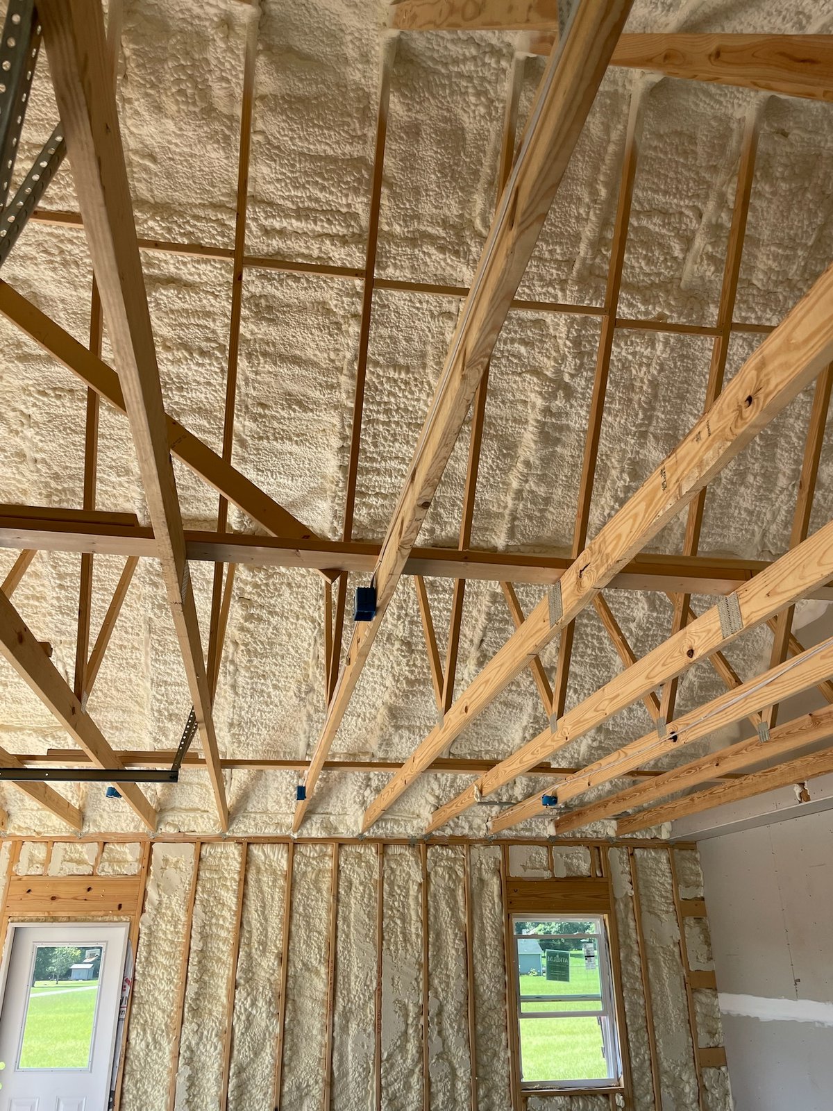 Vault Spray Foam installation
