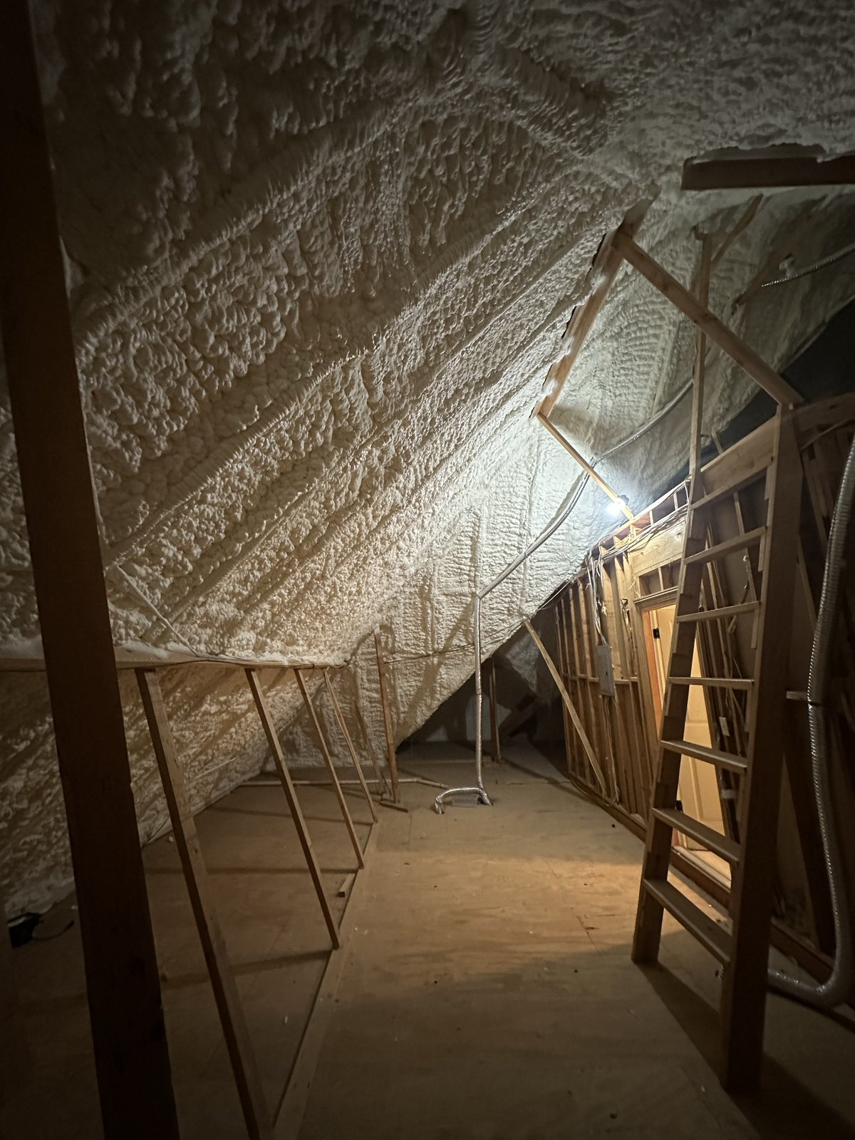Vault Spray Foam installation