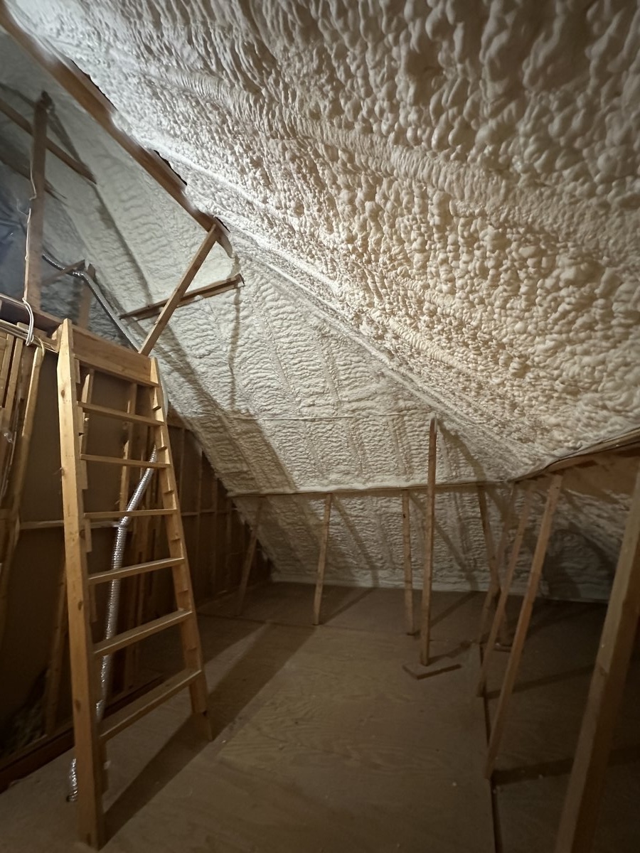 Vault Spray Foam installation