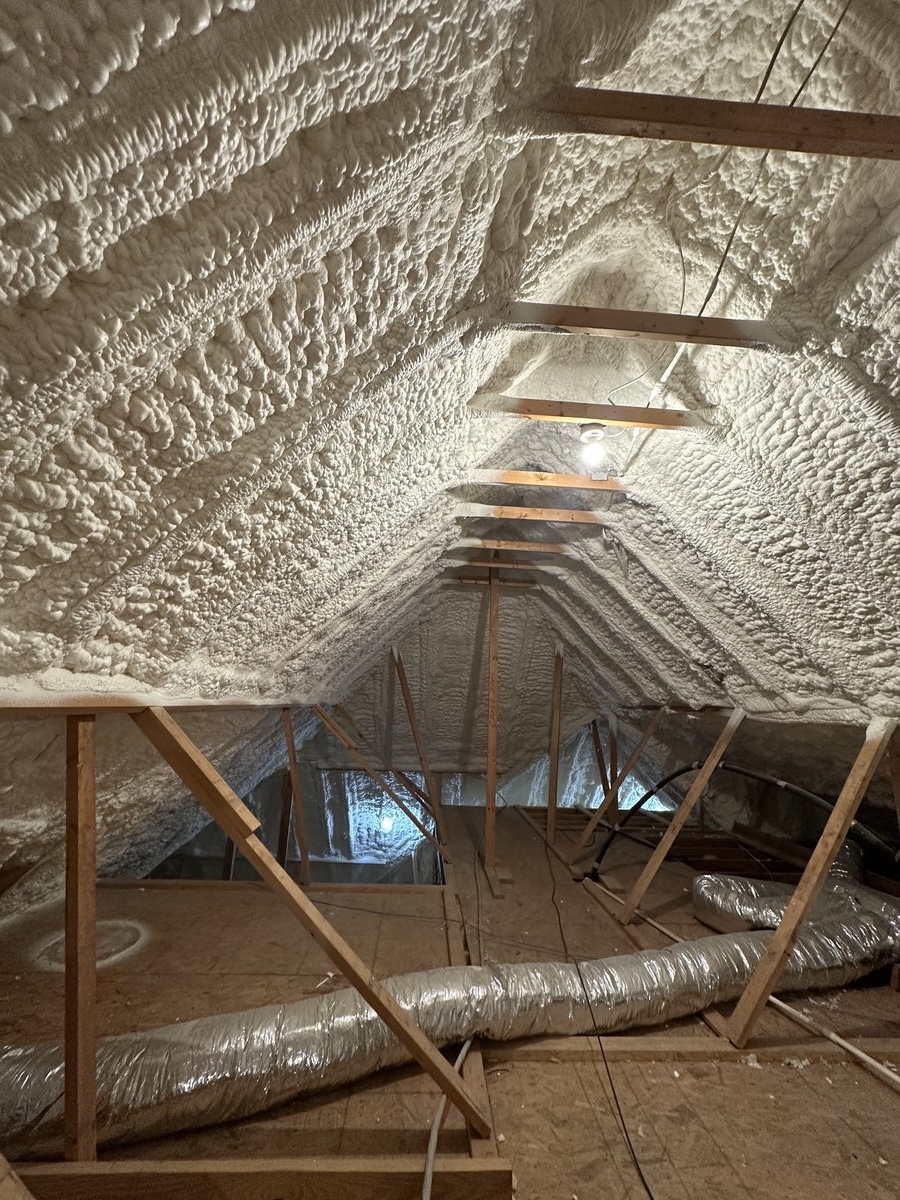 Vault Spray Foam installation