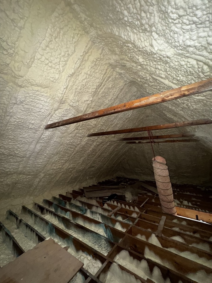 Vault Spray Foam installation