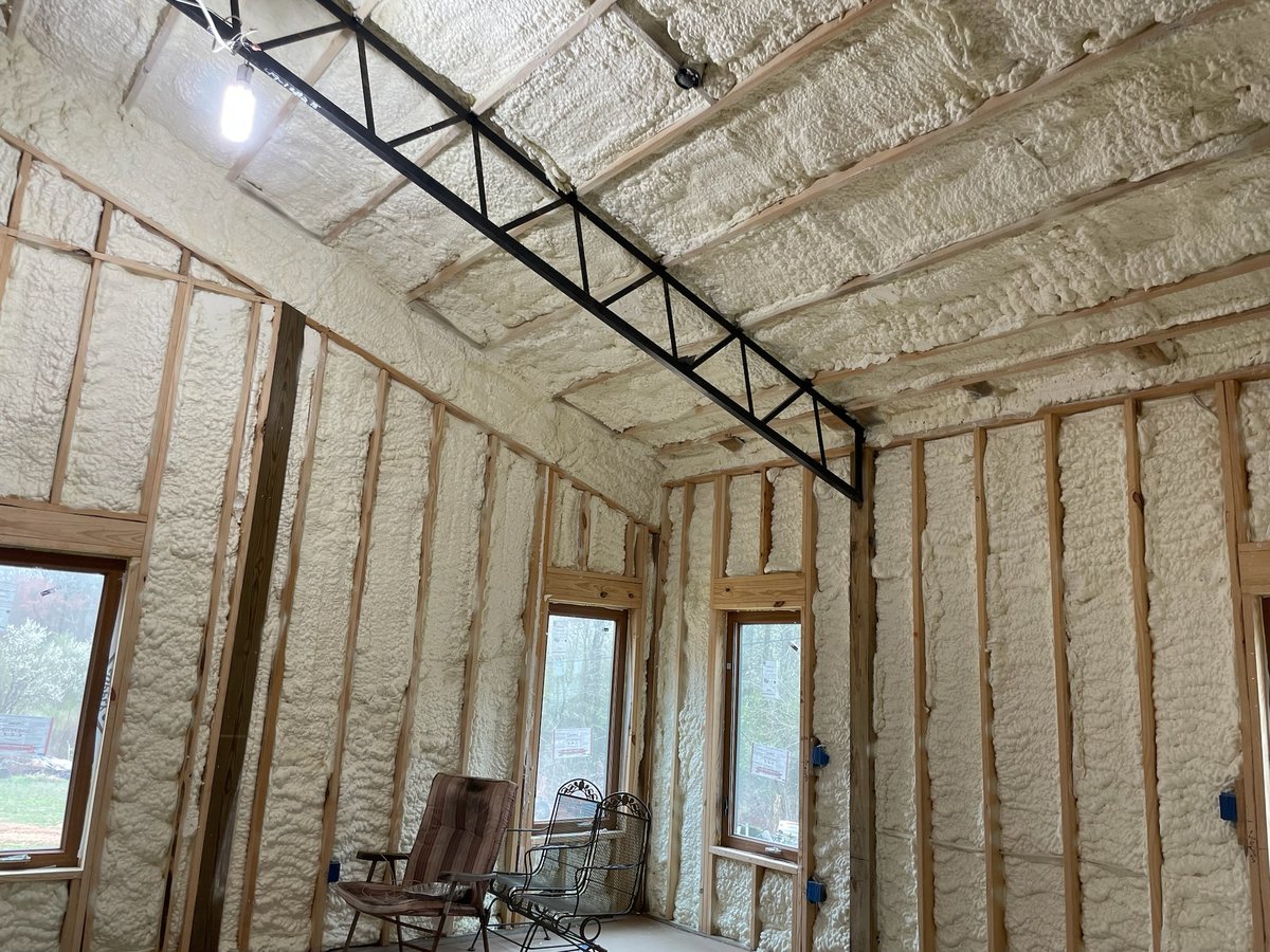 Vault Spray Foam installation