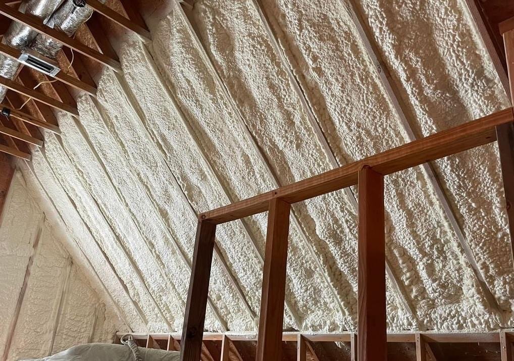 Vault Spray Foam installation