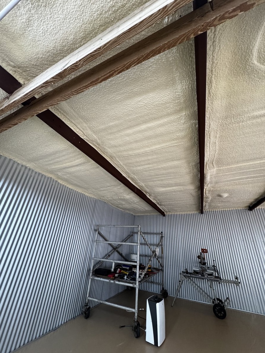 Vault Spray Foam installation