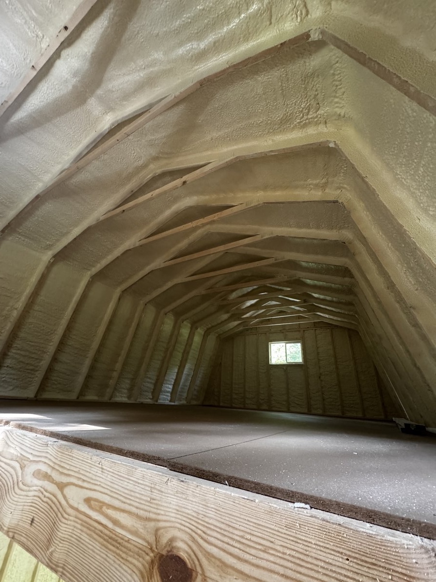Vault Spray Foam installation