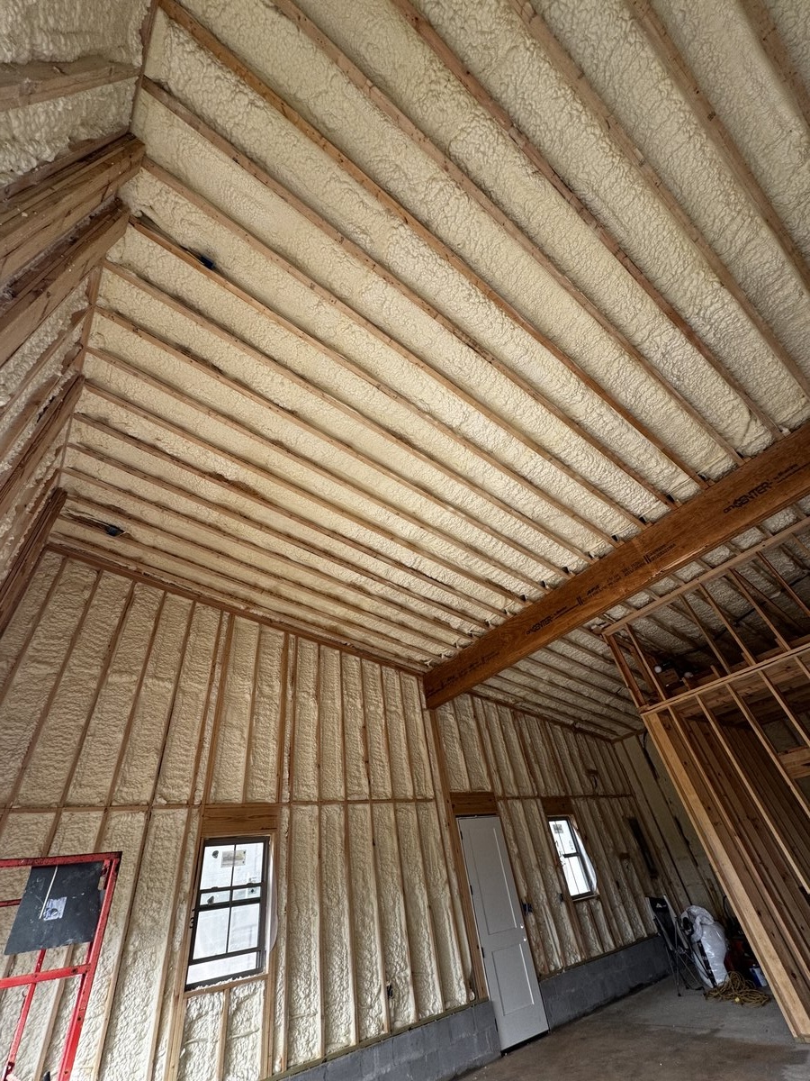 Vault Spray Foam installation