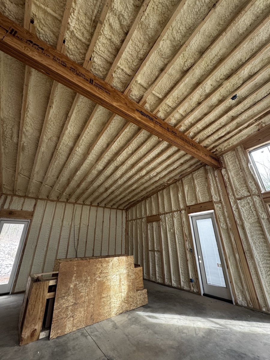 Vault Spray Foam installation