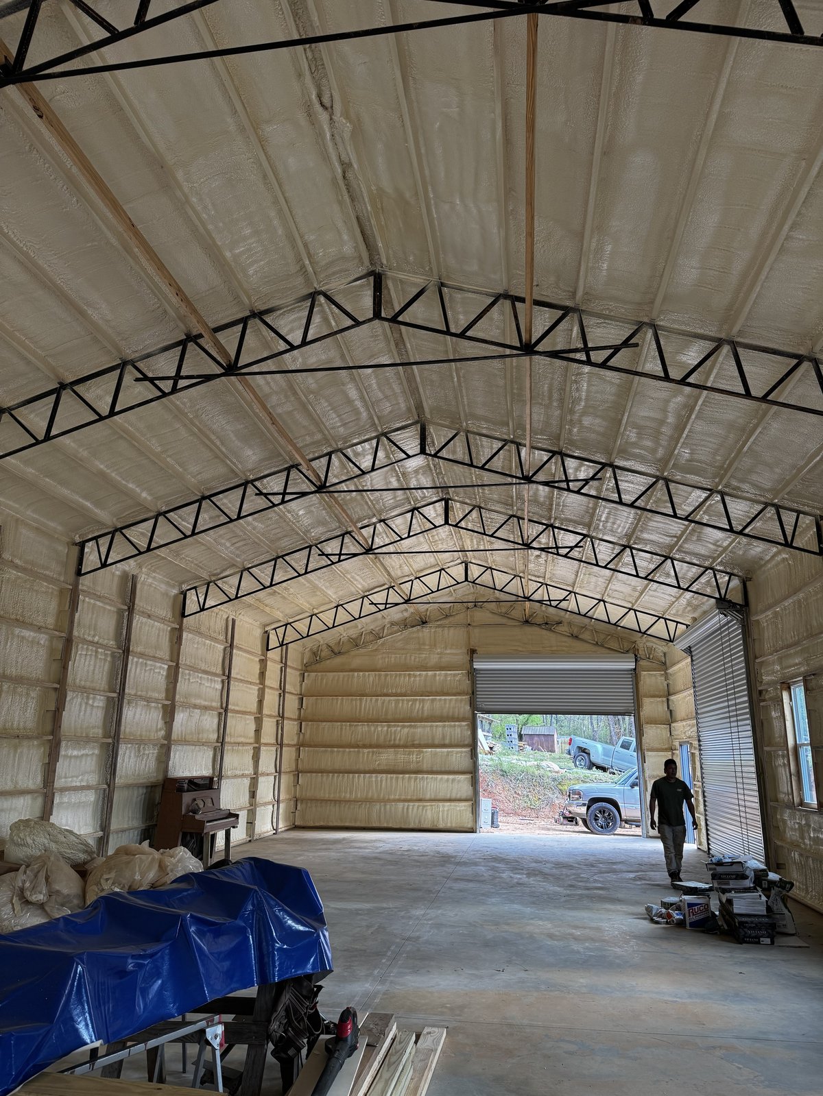 Vault Spray Foam installation
