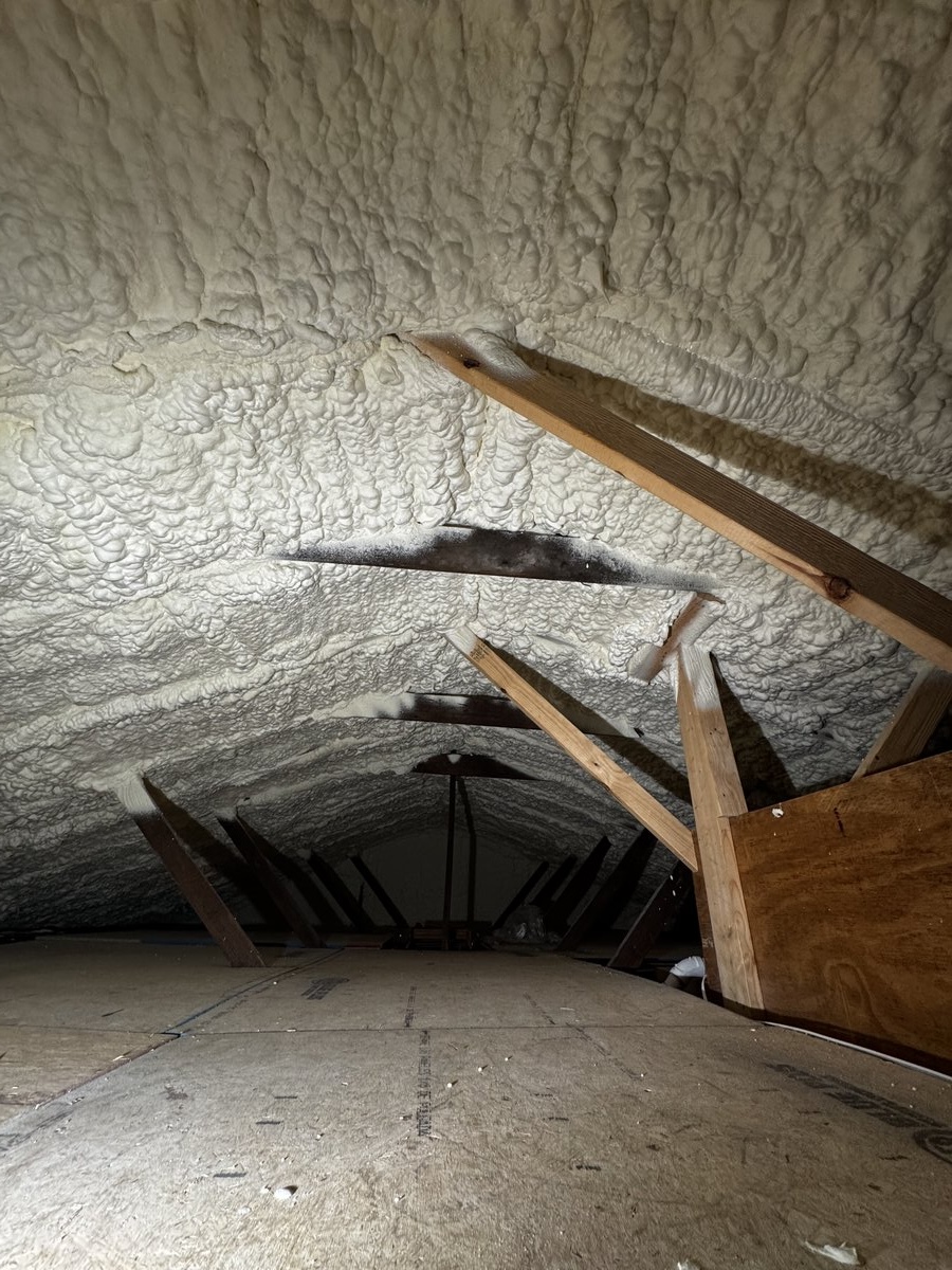 Vault Spray Foam installation