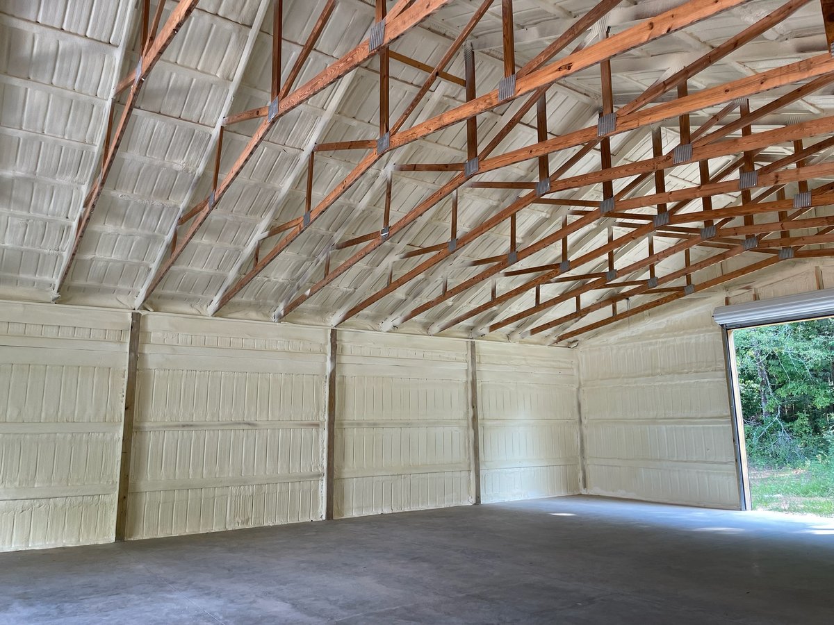 Vault Spray Foam installation